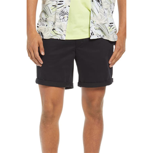 Pantaloncini Chino Skinny Neri Traspiranti Taglia 38 in Tessuto Oxford - Product Image 1