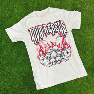 Services OEM Imprimer Streetwear T-shirts graphiques Blanc 100% coton respirant vêtements d'été unisexe T-shirt surdimensionné personnalisé - Product Image 3