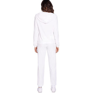Ensemble de vêtements de détente personnalisé avec logo, ensemble de 2 pièces pour femmes, t-shirts côtelés à manches longues, leggings, ensemble de détente 2 pièces pour femmes - Product Image 4