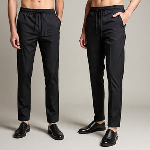 Pijama de pantalón de verano para hombre, ligero, para correr, ropa deportiva, pantalón con cordón alto, pijama para hombre - Product Image 1