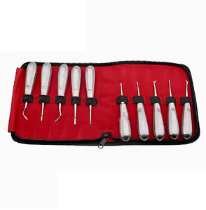 ชุดเครื่องมือถอนฟันแบบโค้ง 10 ชิ้น ยี่ห้อ REGENSIS SURGICAL ทำจากสแตนเลสสตีล สำหรับยกโคนฟัน ได้รับมาตรฐาน CE - Product Image 1