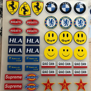 Etiquette de flocage par transfert de chaleur personnalisée de haute qualité Etiquette de logo à la mode en fer à chaud Matériau recyclé Etiquette 3D Patchs lavables - Product Image 6