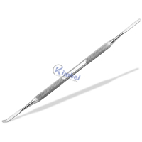 Kimbel – Repousse-cuticules professionnel en acier inoxydable de qualité chirurgicale, spatule à ongles double face réutilisable pour éliminer les peaux mortes