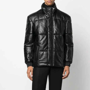 Chaqueta de Cuero Original Personalizada 2023, Estilo Urbano, Talla Grande, Impermeable, Cortavientos, Chaqueta de Invierno con Capucha para Hombre, Estilo Abrigo Acolchado - Product Image 6