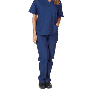Vêtements médicaux en gros, ensemble de jogging, taille plus, bordeaux, marque privée, infirmière, long, femme, homme, logo, vêtements médicaux en gros - Product Image 2