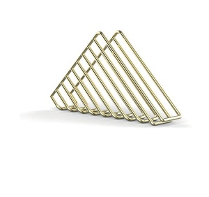Porte-serviettes en fil de laiton triangulaire design moderne, fabricants et exportateurs leaders, grossiste de porte-serviettes design - Product Image 1