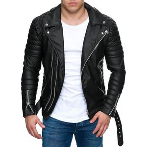 Conçue pour les motards qui attachent de l'importance à la qualité, cette veste de motard en cuir d'agneau véritable allie un design robuste et un confort luxueux. - Product Image 6