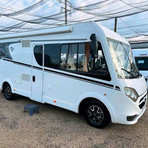 Off-Road Travel Trailer Camper Mobile Home with Oven Steel & Aluminum Construction 4-6 Persons Capacity - Product Image 1