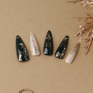 Rococo-pegatinas de lujo para uñas, lunas de lujo profesionales de oro y plata, línea de aluminio, punto de decoración 3d en relieve, Corea, oem odm 18th #69184 - Product Image 4