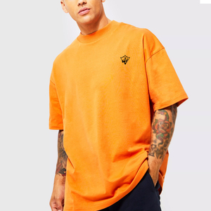 T-shirt oversize tendance pour homme, coupe décontractée, tissu en coton respirant, tenue élégante et décontractée pour l'été et le style streetwear - Product Image 1