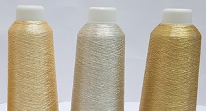 Algeria Loại Kim Loại Sợi Vàng Nguyên Chất Bạc Đồng 450D Bông Kim Loại Thêu Chủ Đề Nhật Bản Kim Loại Sợi - Product Image 2