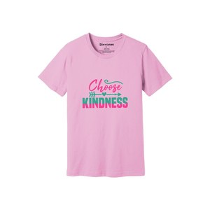 Thèmes de gentillesse imprimer 100% t-shirt en tissu de coton 160-180 à lourd GSM 12 couleurs disponibles Personnalisé votre propre conception et placement - Product Image 6