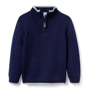 OEM Service <b>Turtle</b> <b>Neck</b> Boys Cotton Knit <b>Sweater</b> Outdoor Flat Knit Branded Luxury Long Sleeve Breathable Anti Wrinkle - Product Image 5