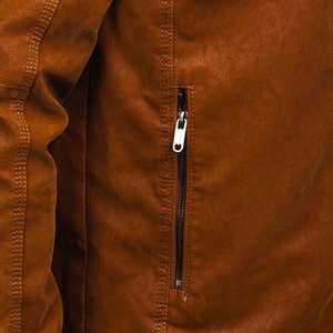 Fabricant professionnel de vêtements d'hiver, veste en cuir, tissu en toile pour hommes, prix de gros, meilleure qualité, imperméable, coupe-vent - Product Image 6