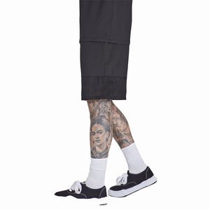 Ensemble short pour homme Jean avec logo personnalisé Vente en gros Short de sport en maille Été 2024 Cargo avec poches zippées Sweat Terry Fleece - Product Image 2