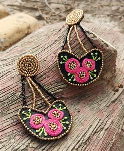 Pendientes de Cuentas Bordados a Mano, Pendientes Personalizados con Múltiples Cuentas, Joyería Festiva para Mujer al Mejor Precio - Product Image 6