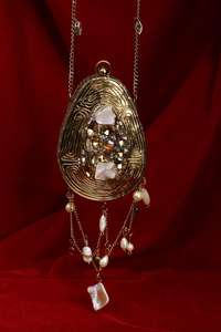 Bolso de Mano Mini de Lujo para Mujer, con Cuentas Metálicas, Decoraciones de Perlas y Diamantes, Correa Cruzada para el Hombro, Portátil - Product Image 3