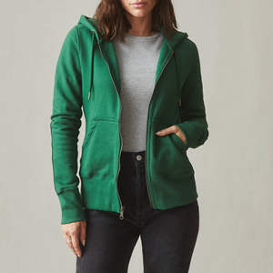 Sudadera con Capucha Térmica Completa con Cierre para Mujer, Otoño/Invierno, Antibolitas, Transpirable, con Estampado Tie-Dye y Logotipo Frontal, 100% Algodón - Product Image 5