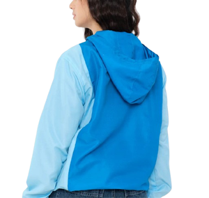 Bloque de color de alta calidad, venta al por mayor, nuevo estilo de moda, chaqueta cortavientos de nailon para mujer, chaqueta cortavientos para uso universitario para mujer - Product Image 6