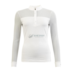 Camisas de Equitación para Mujer, Tejido Suave y Transpirable para Espectáculos Ecuestres, Camisas Cómodas de Alta Calidad para Competencias - Product Image 1