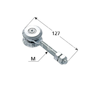 CARRO FIJO 2 RUEDAS Art. 2C Con rodamiento de acero Para puertas industriales - Product Image 1