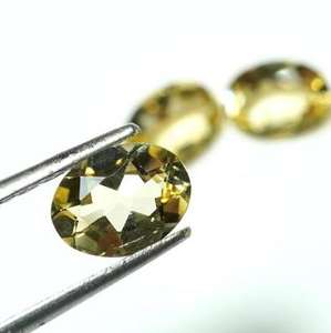 Piedra Preciosa Ovalada Facetada de Labradorita Amarilla Natural de Alta Calidad, 8 mm, Calibrada, Pulida, Tallada en África para Tamaño Personalizado - Product Image 3