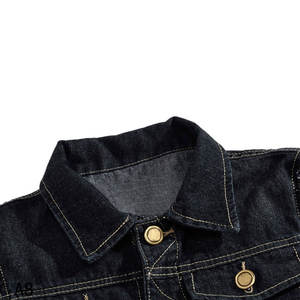 Meilleure vente pour hommes hiver extérieur décontracté respirant jean gilet joueur Styles tissu rempli de coton lavable écologique - Product Image 3