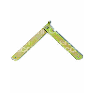 CAÑA ARTICULADA para caballetes sin alas Art. Acero niquelado 654 - Product Image 1