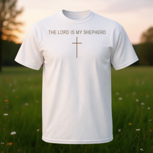 เสื้อยืดเด็กเล็กสไตล์มินิมอลลายข้อความ 'พระเจ้าคือผู้พิทักษ์ของฉัน'  ชุดเสื้อผ้าส่งเสริมการขายที่ได้แรงบันดาลใจจากพระเจ้า - Product Image 3