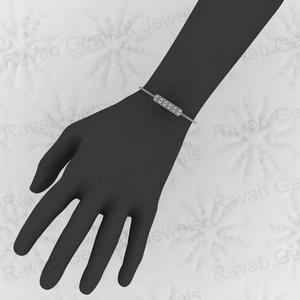 Pulsera de Cadena de Plata de Ley 925 Auténtica, Chapada en Rodio y Oro, con Circonita, para Mujer, Joyería Fina Minimalista, Más Vendida - Product Image 5