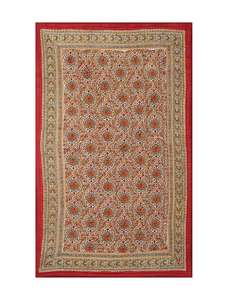 Edredón Kantha de algodón indio de alta calidad, funda de cama hecha a mano Bohemia, estampado de bloques de mano intrincado, tendencia de Hotel para el hogar - Product Image 3