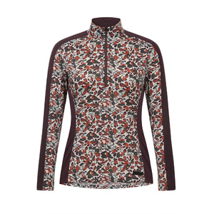 Elegante camisa de espectáculo ecuestre para mujer, ropa de montar cómoda de manga larga, Top profesional de competición a caballo - Product Image 1