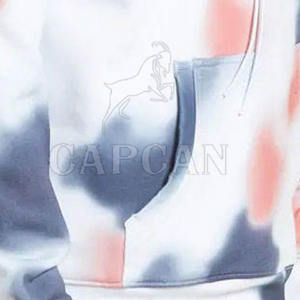 Logo personnalisé Tie Dye Hoodie pour Hommes Confortable XS Taille à la Mode Impression 3D Design Hiver Col à Capuche-Prix de Gros - Product Image 5