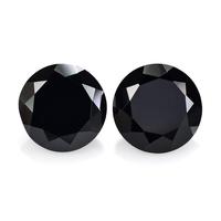 Onyx noir rond facetté 6 mm, 8 mm, 10 mm, 12 mm, 14 mm, 15 mm, 16 mm, pierre précieuse d'onyx naturelle, coupe circulaire pour la fabrication de bijoux