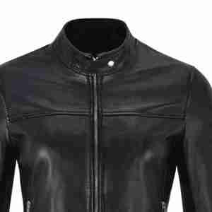 Veste en cuir Avirex en peau de mouton pour hommes la plus vendue en gros Veste de haute qualité à fermeture éclair complète avec techniques brodées - Product Image 5