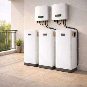 Batterie solaire domestique 51,2 V 5 kWh 10 kWh 15 kWh, batterie de secours LiFePO4, montage mural, roues en option, écran LCD, CAN, RS485, prêt à être expédié - Product Image 3