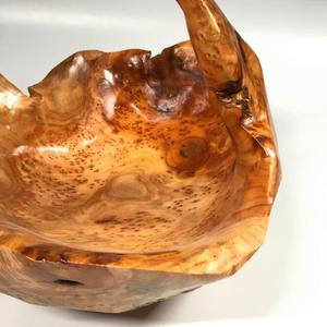 ตะกร้าผลไม้แกะสลักด้วยมือมีคมแกะสลักรากไม้ธรรมชาติชามแกะสลักพร้อมด้ามจับ - Product Image 4