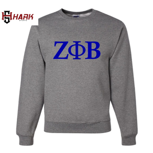 Vente en gros de pulls à manches longues Sorority Devine Nine OEM Zeta Phi Beta Crewneck Chenille Patches Cotton Polyester Chandails - Product Image 5