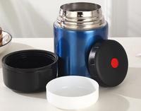 Termo portátil grande de 1000ml, termo aislado, botella de vacío para acampar al aire libre, uso en oficina y coche, para sopa, Gachas, almacenamiento de alimentos