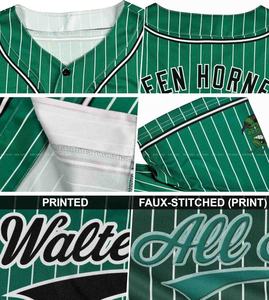 ชุดเบสบอลทีมกีฬาแบบใหม่ล่าสุด พิมพ์ลายแบบซับลิเมชั่น พร้อมปักชื่อ เบอร์ และโลโก้ - Product Image 5