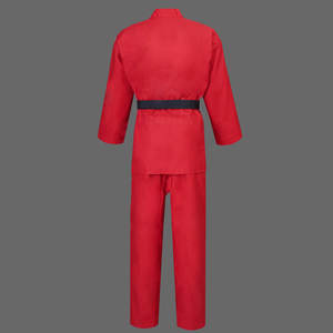 Tenue de Sport Taekwondo Uniforme d'Entraînement 2026 Homme Adulte 100% Coton Respirant Léger Séchage Rapide Personnalisable à l'Avant - Product Image 3