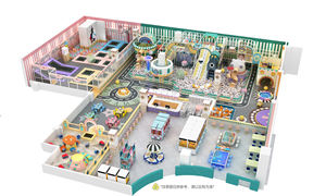 Équipement d'aire de jeu Premium Intérieur Commercial Aire de jeux Maison pour enfants Clownfish Slide Trampoline <span class=keywords><strong>Bac</strong></span> à <span class=keywords><strong>sable</strong></span> Table faite à la main - Product Image 6