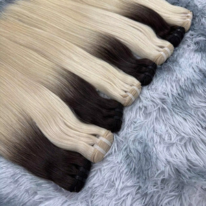 Haute qualité Premium multicolore vague de lumière trame en vrac Curl Bundle vietnamien naturel Remy Body Wave Extensions de cheveux humains - Product Image 5