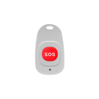 Botón de Emergencia SOS Programable con Bluetooth 5.0 BLE, Sensor de Sonido y Zumbador para Comunicación y Redes