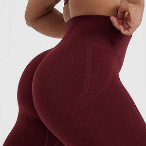 Meilleure fabrication Short d'entraînement Legging de fitness Gym Tight Logo personnalisé OEM Short taille haute avec poches latérales pour femmes - Product Image 5