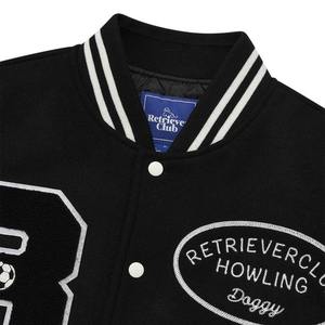 Chaqueta universitaria de chenilla de manga larga colorida personalizada para hombre, ropa de calle transpirable, chaqueta de béisbol universitaria, soporte para primavera - Product Image 4