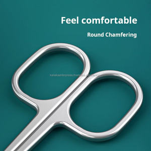 Ciseaux à ongles professionnels en acier inoxydable, pointes incurvées précises et aiguisées pour une coupe facile des cuticules, outil pour les ongles - Product Image 4