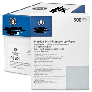 Business Source Premium Multipurpose <b>A4</b> Copy <b>Paper</b> 92 Brightness <b>White</b> US Origin Brand New for Office & School Printing - Product Image 1