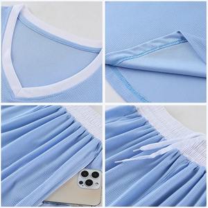 Camiseta de Baloncesto para Niños, Uniforme de Baloncesto Personalizado y Económico, Camiseta y Pantalones Cortos Transpirables para Niños, Ropa Deportiva de Entrenamiento - Product Image 4