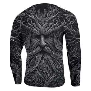 Rashguard haute performance personnalisé : chemise de compression à coutures renforcées pour les arts martiaux et l'entraînement intensif en salle de sport - Product Image 3